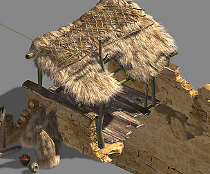 Axe Gang-Mud House-Thatched House