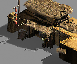 Axe Gang-Desert-Horse Thief Residence