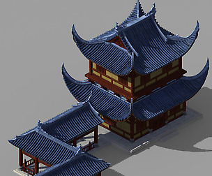 Building-Wooden House-Double Storey-Corridor 32