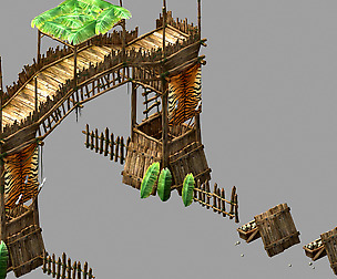 Barbarian Tribe-Wooden Door-Banana Leaf 12