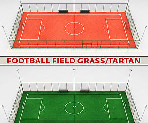 Football soccer field