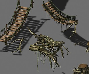 Arch bridge-bridge-stairs