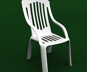 Garden plastic chair