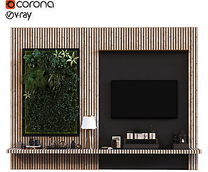 green tv wall set 013
