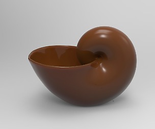 Clam Geometric Plant 3D Printing Planter