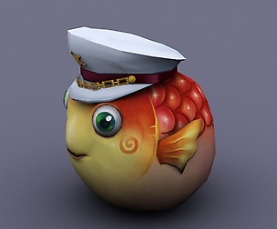 fish Ball yellow cartoon