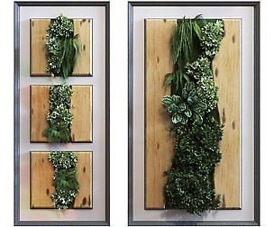 green wall frame set 051