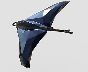Stingray - Ocean Charm Faceted Printing Pendant