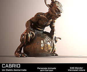 CABRIO The Devil Banished Low-poly 3D model