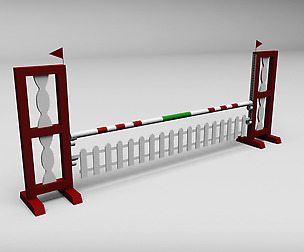 Horse jump obstacle 02