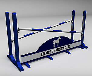 Horse jump obstacle 05