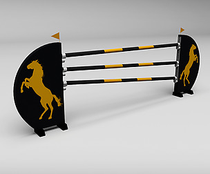 Horse jump obstacle 07