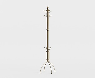 Victorian Brass Hat and Coat Stand