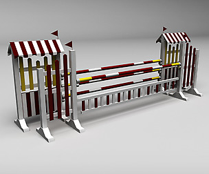 Horse jump obstacle 10