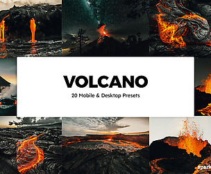 20 Volcano Lightroom Presets and LUTs