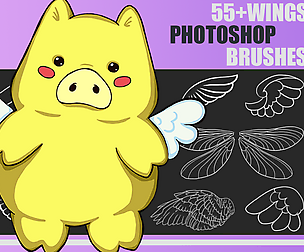 55+ Photoshop Wings Brushes