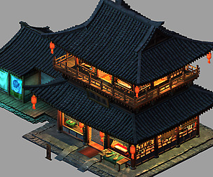 Architecture-Shang Dynasty-Music Shop-25