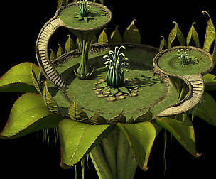 Elf-Forest-Tree City-Weapon Shop 02