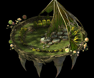 Elf-Forest-Tree Heart City-Platform