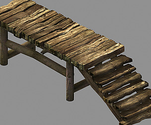 Pier-Wooden Ladder 35
