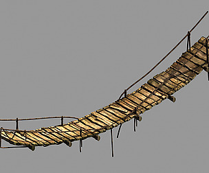 Plank-Suspension Bridge-Trail Bridge 12