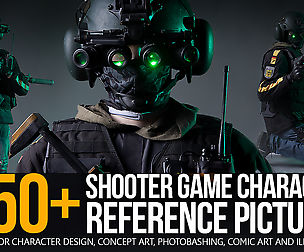 850+ Shooter Game Character Reference Pictures