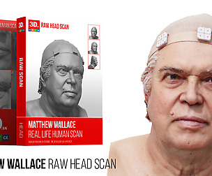 Mathew Wallace Raw 3D Head Scan
