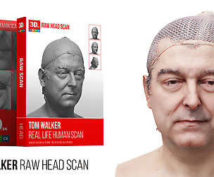 Tom Walker Raw 3D Head Scan