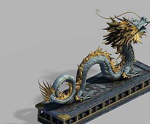 Shabak-Dragon Carving 01