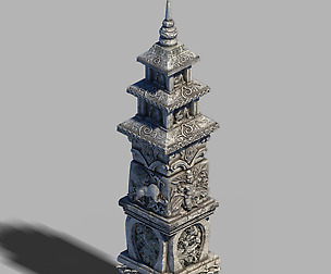 Temple-stone-tower-decoration