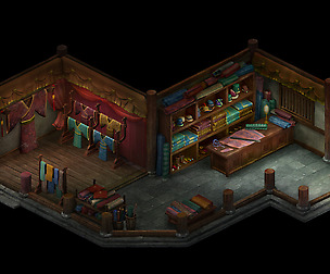 Song Dynasty-Silk Cloth Village-Cloth Shop