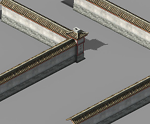 Song Dynasty-Silk Workshop-Enclosure Wall
