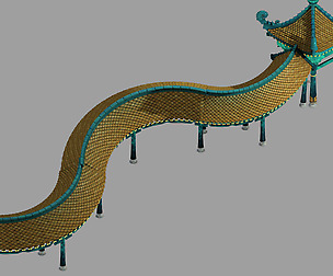 Tang Dynasty-Glazed Tiles-Architecture