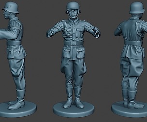 German musician soldier ww2 Stand band boss G8