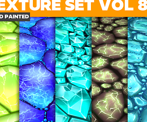 CRYSTALS VOL.85 - GAME PBR TEXTURES
