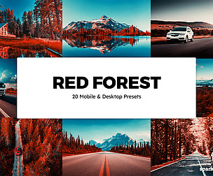 20 Red Forest Lightroom Presets and LUTs