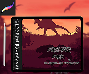 Predator Pack Vol 1 - 36 Brushes for Procreate
