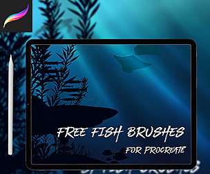 Free Fish Brushes for Procreate