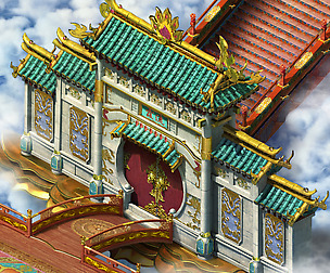 Fairy World-Pantaoyuan Arch-Square Plaque