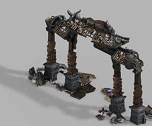 Shura Celestial Realm-Archway-Damaged 01