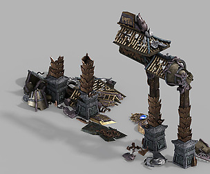 Shura Celestial Realm-Archway-Damaged 02