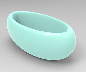 Fine Oval Geometric Succulent  Flowerpot