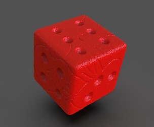 Oogie Boogie Skull Dice