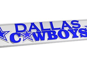 Dallas Cowboys plate 3