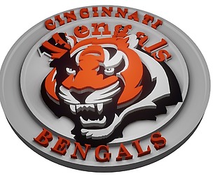 Cincinnati Bengals logo disc