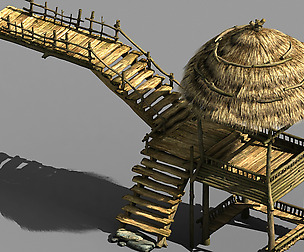 Garden Landscape-Wood-Grass-Pavilion 12