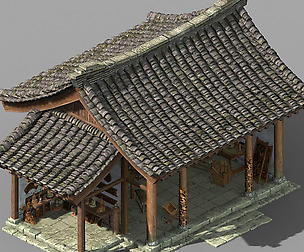 Changxinfang-Woodcarving Room-Timber Warehouse 01