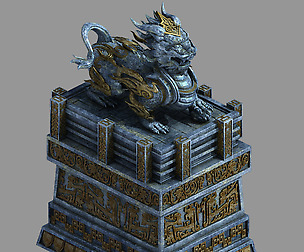 Zhentian Palace-Statue