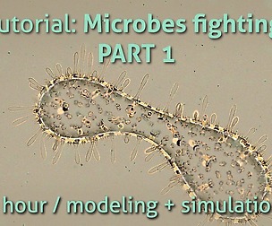 Houdini Tut: Microbes Fighting PART 1 + hiplc