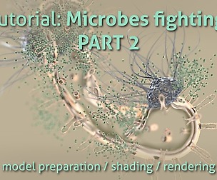 Houdini Tut: Microbes Fighting PART 2 + hiplc